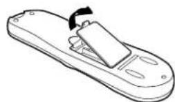 PHILIPS VR810 - Putting Batteries in the Remote Control - 1