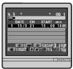 1:5 OG 1 DATE CH START min 1 15/9 21 15:00 18:00 SOAP 205P SELECT 6 4 NAV