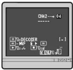 CH42 → 04 ----. N-DECODER MWF MENU [-]