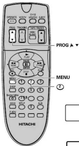 OPERATE VCR/TV VPS/POC ELECT PROG TRACKING TAPE/FINDER VIEW BLACK PROG ▲▼ PLAY FAIR ENTER STOP MENU 1 2 3 DISP 4 5 6 SHOW VIEW 7.8.9 0009 SPAP AUX F ADV 0 HITACHI