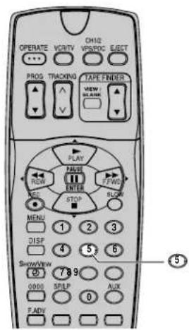 OPERATE VCRIV OHIO VRSVPC EJECT PROG TRACKING TAPE ENDER VIEW BLANK PLAY PAUSE FWD ENTER STOP MENU 1 2 3 DISP 4 5 6 ScrewView 7 8 9 0000 SPSP AUX P ADV 0