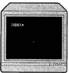 HITACHI VT-M430 - To locate a programme using the index feature - 3