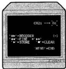 CH21 -> '01' '01' + DECODER 'FINE + 'STURS' + CLEAR 'AFN1' + END