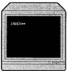 HITACHI VT-M430 - To locate a programme using the index feature - 2