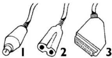 HITACHI VT-FX140 - Anschluss mit Scartkabel ohne 'Easy Link' - 1