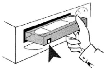 HITACHI VT-FX140 - Kassette gegen unbeabsichtigte Aufnahmen sichern - 1