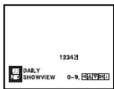 1234 DAILY SHOWVIEW 0-9, 0-10