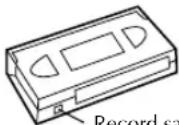 JVC HR-V206E - Accidental erasure prevention - 1