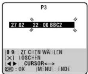 JVC HR-S8960 - Rufen Sie den Titelbearbeitungs-Bildschirm auf. - 1