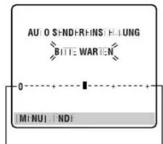 AUTO SENDERING BITTE WARTEN 0 - + - - + - + MINUL:NDI