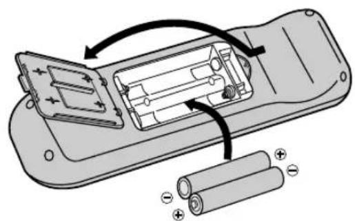 JVC HRJ248 - Installing Batteries - 1