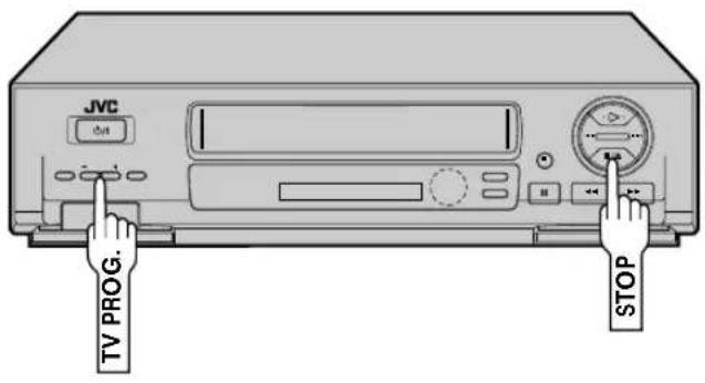 JVC OUT TV PROG. STOP
