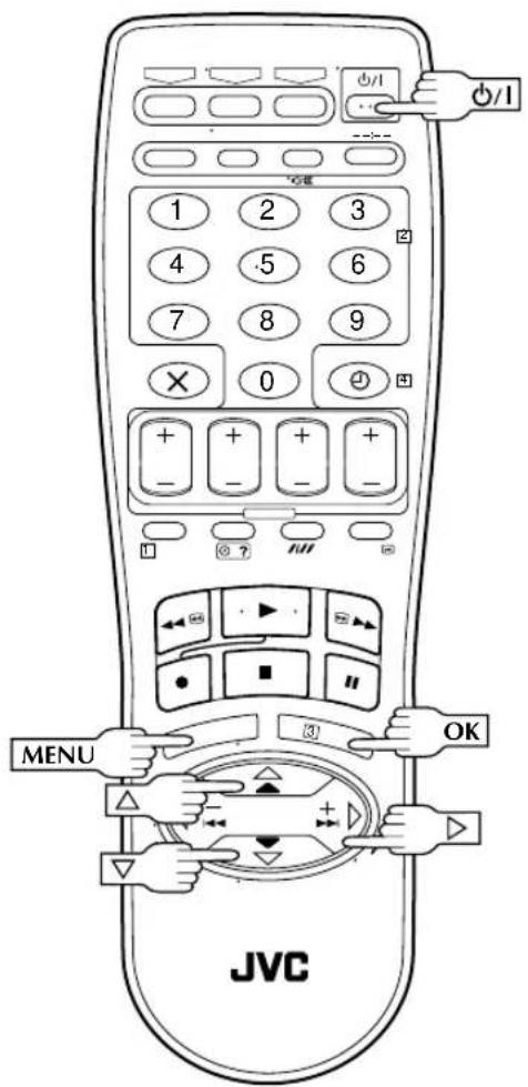 MENU OK JVC