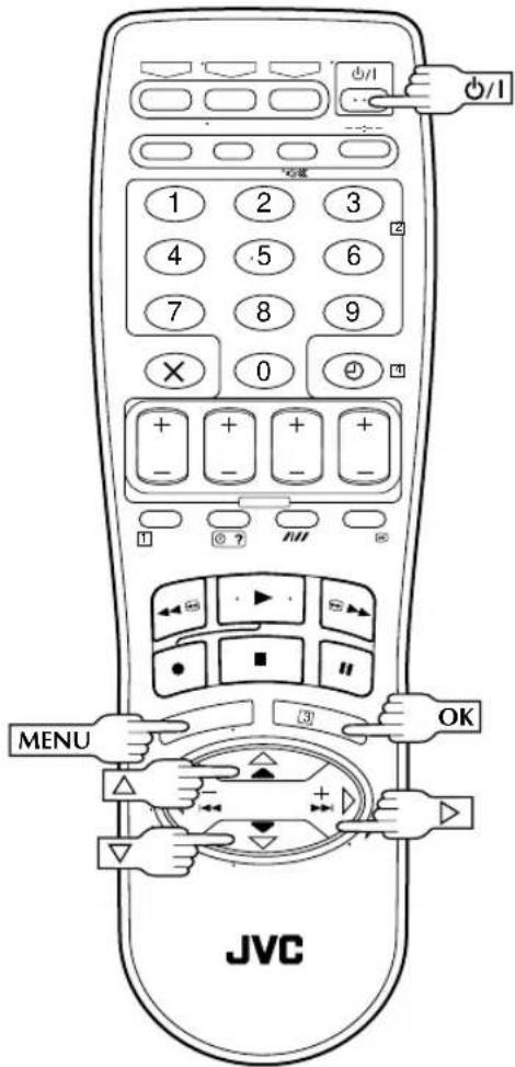 MENU OK JVC