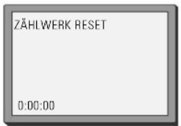 DAEWOO V-737 - Rücksetzen des Zählers auf Null - 1