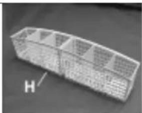 3D rendering of a rectangular metal enclosure with internal compartments, labeled 'H' at the base (no text or symbols on the structure itself)