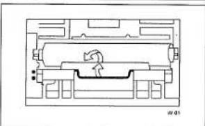 OLYMPIA CPD3212E - C.1 Auswechseln der Farbrolle (CPD 3212E) - 1
