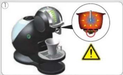 MOULINEX PV 2305 Nescafe MELODY 3 AUTOMATIC - WENN KEINE FLÜSSIGKEIT HERAUSFLIESST... - 4