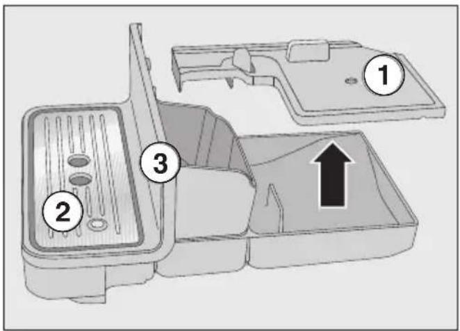 MIELE CM6300 - Abtropfschale und Satzbehälter - 1