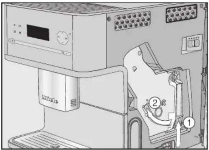 MIELE CM6300 - Brüheinheit entnehmen und von Hand spülen - 1