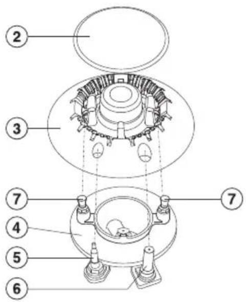 MIELE KM 2034 G - Spar-, Normal- und Starkbrenner zusammensetzen - 1