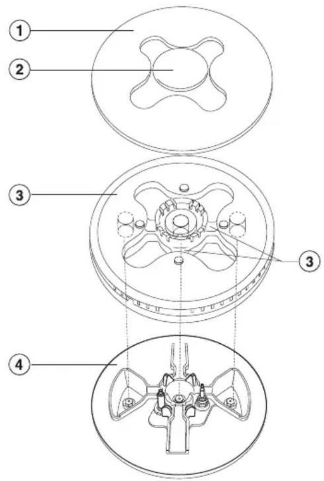 MIELE KM 2034 G - Wokbrenner zusammensetzen - 1