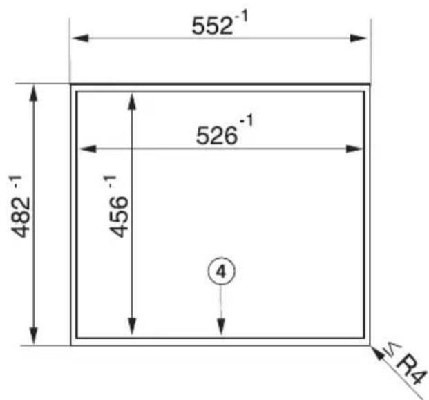552⁻¹ 526⁻¹ 482⁻¹ 456⁻¹ ④ R⁴