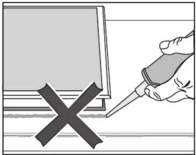 MIELE H2260E - Dichtung zwischen Kochfeld und Arbeitsplatte - 1