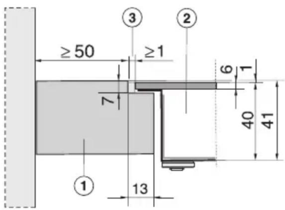 ≥50 ≥1 ③ ② 7 6 1 40 41 ① 13