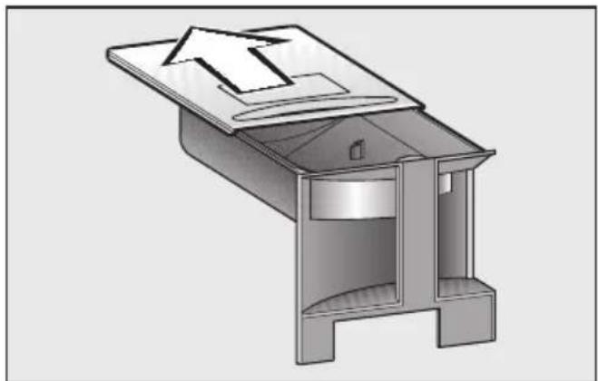 MIELE CVA 5065 - Bohnenbehälter füllen - 1
