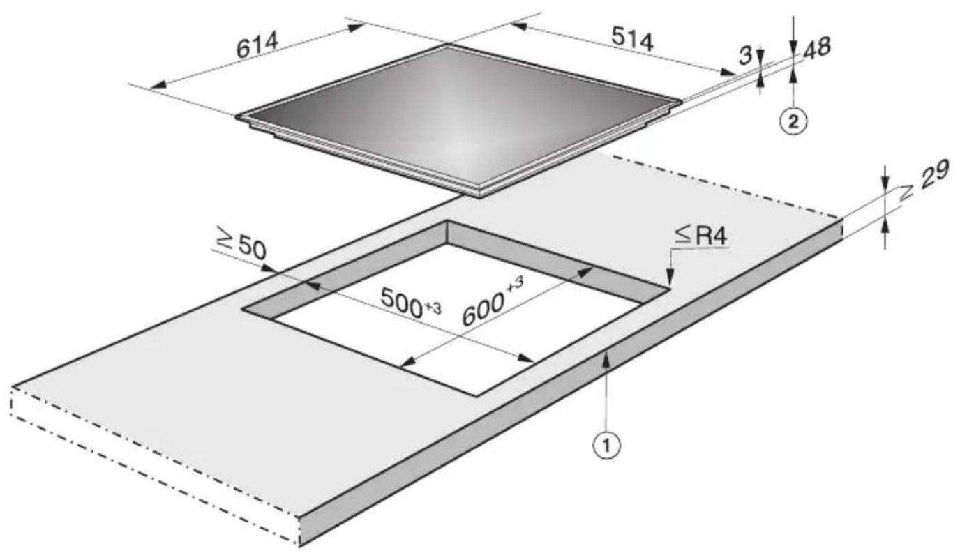 614 514 3 48 ② ≥50 500*3 600*3 ≤R4 z 29 ①