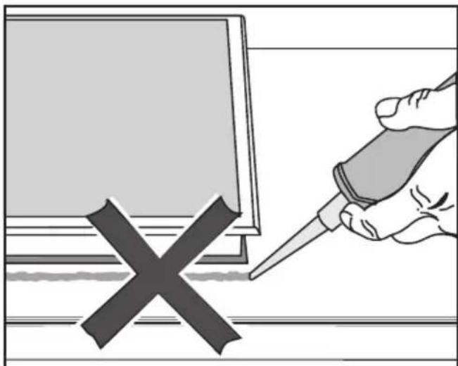 MIELE KM 6071 - Dichtung zwischen Kochfeld und Arbeitsplatte - 1