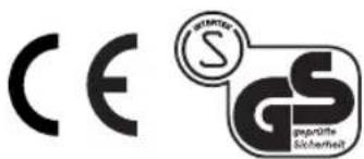 CE GS geprüfte Sicherheit