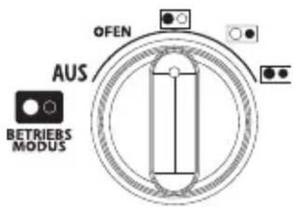 AUS BETRIEBS MODUS OPEN