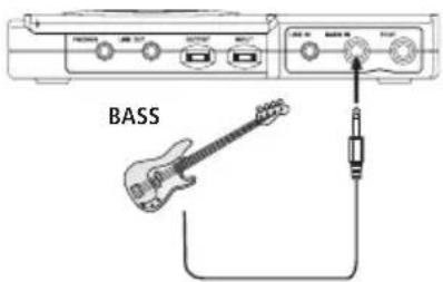 TASCAM Bass trainer CD-BT1MKII - 26) Schalter BASS IN (PASSIVE/ACTIVE) - 1