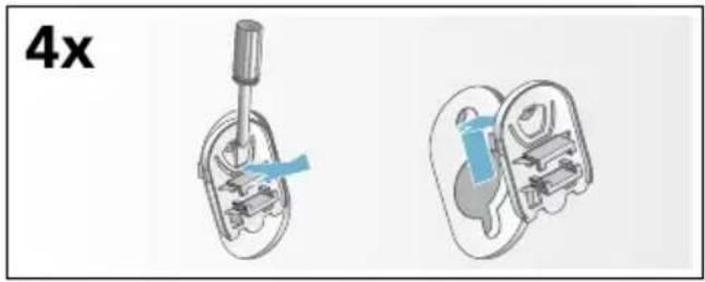 BOSCH WVG30490 - Transportsicherungen einbauen: - 1