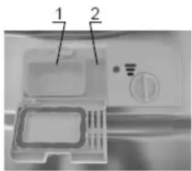 Exquisit EGSP9025 - Geschirrspülmittel einfüllen - 1