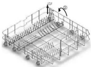 Exquisit EGSP312-7E - Beladen des Unterkorbes - 2