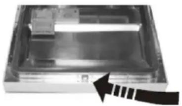 Exquisit EGSP100 E-B - Reinigen der Tür - 1