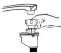 Exquisit EGSP100 E-B - Wasseranschluss Kaltwasser - 1