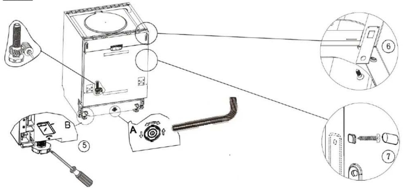Exquisit EGSP100 E-B - Installationsschritte Gerät - 3
