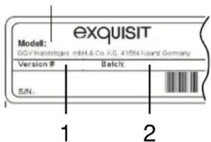 Exquisit EGSP 1209 E-B - WARNUNG - 1