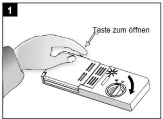 Taste zum öffnen