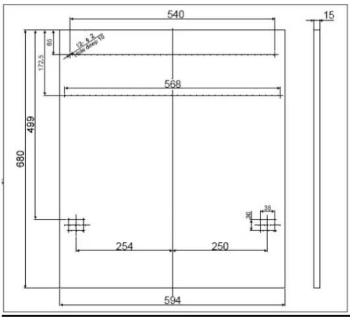 540 12.42 172.5 66 100mm 10 568 499 680 254 250 380 38 594 15