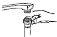 Exquisit EGSP-1130 E-B - Wasseranschlüsse Kaltwasser oder Warmwasser - 1