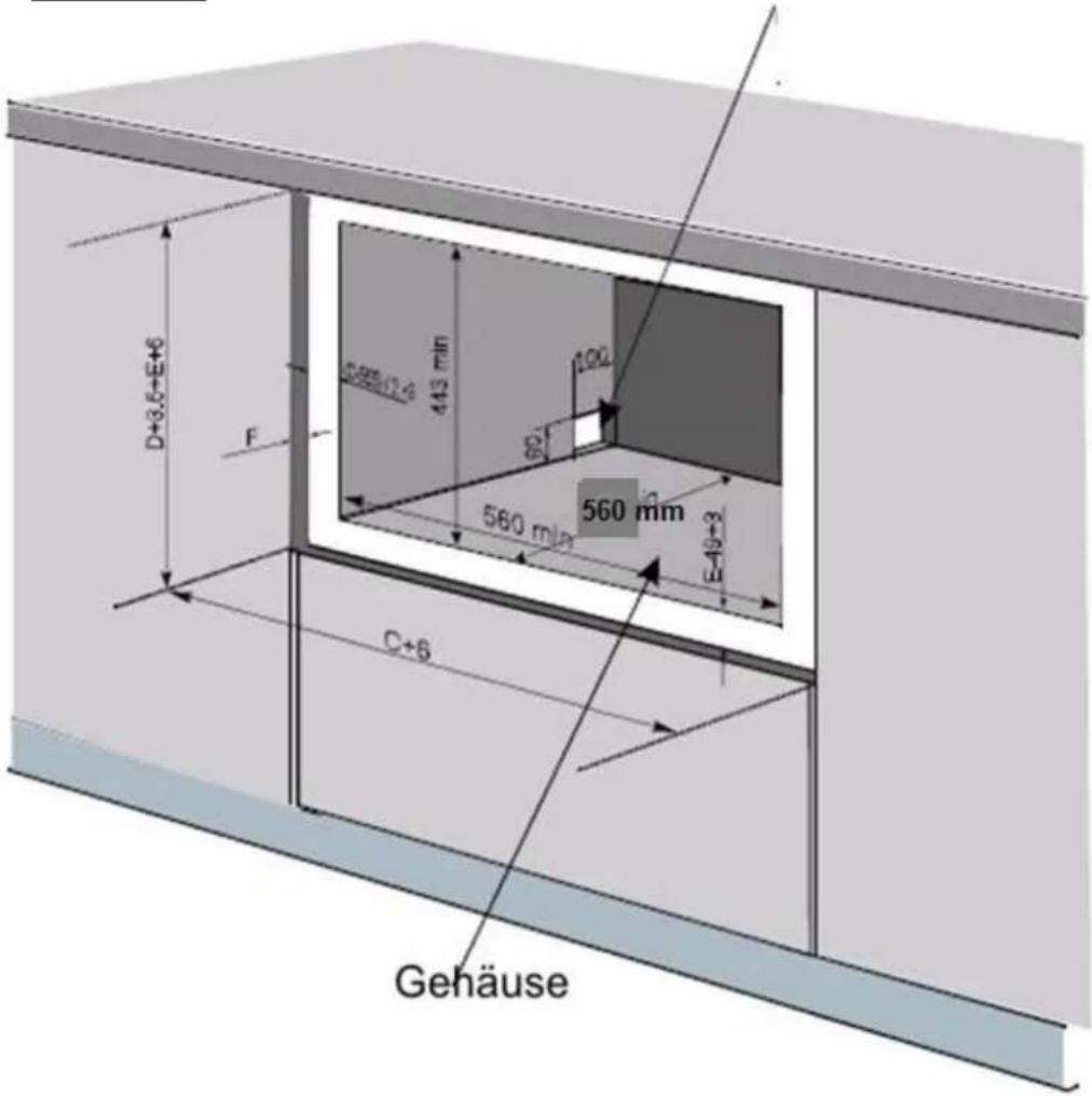 D+3.6+E+6 F 445 min 100 80 560 min E+9+3 C+6 Gehäuse