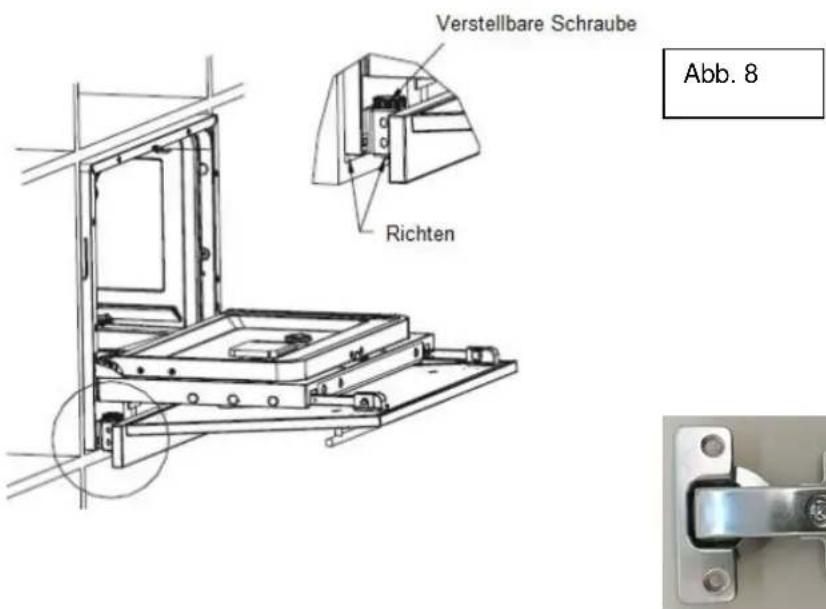 Verstellbare Schraube Richten Abb. 8