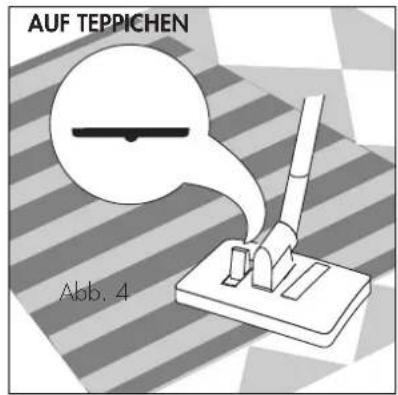 DELONGHI XTH 200 E - - 2-Positionen – Kombisaugbürste Teppiche/Glattböden - 2