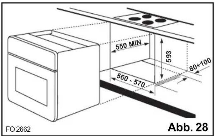 550 MIN 593 80÷100 560 - 570 FO 2662 Abb. 28