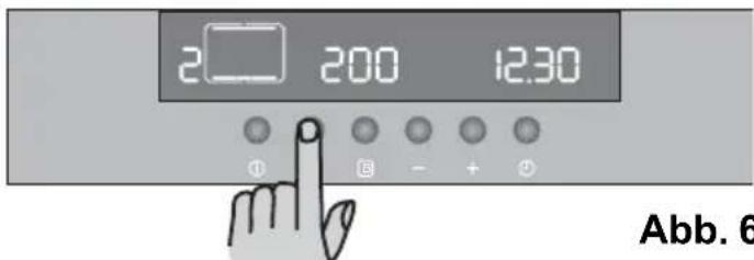 2 200 12:30 ① B - + ② Abb. 6